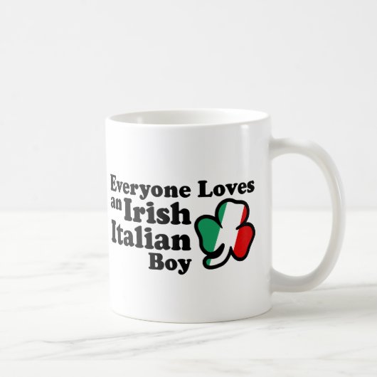 Ierse Italiaanse jongen Koffiemok (Rechts)