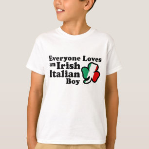 Ierse Italiaanse jongen T-shirt