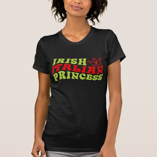 Ierse Italiaanse prinses T-shirt (Voorkant)