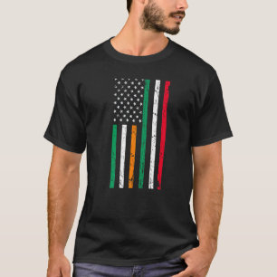 Ierse Italiaanse vlag Ierland Italië Prid T-shirt