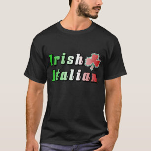 Ierse Italiaanse vlag Shamrock St. Patrick's Day T-shirt
