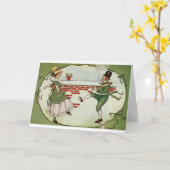 Ierse Jig St. Patrick's Day Kaart (Gele Bloem)