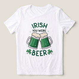 Ierse jij was Beer Funny St Patrick's Day Tri-Blend Shirt
