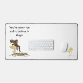 Ierse jongen fee op paddenstoel bureau mat (Keyboard & Muis)