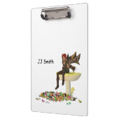 Ierse jongen fee op paddenstoel klembord (Links)