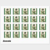 Ierse Jongen In Theekop Sticker (Vel)