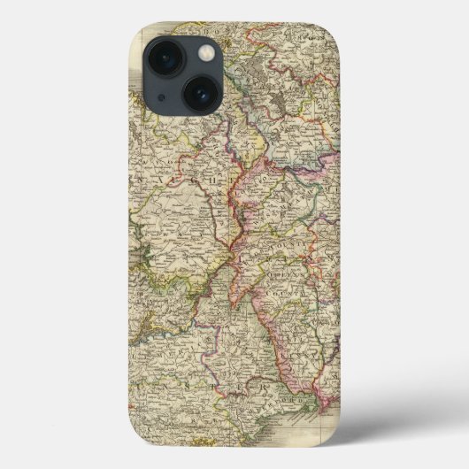 Ierse kaart Case-Mate iPhone case (Achterkant)