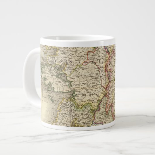 Ierse kaart grote koffiekop (Links)