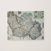 Ierse kaart - Irish Eire Erin Historic Map Legpuzzel (Horizontaal)