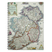 Ierse kaart - Irish Eire Erin Historic Map Notitieboek (Voorkant)