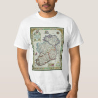 Ierse kaart - Irish Eire Erin Historic Map