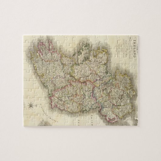 Ierse kaart legpuzzel (Horizontaal)