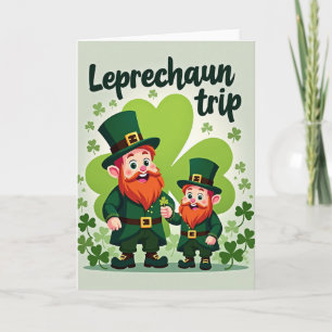Ierse kaart met Leprechaun Trip