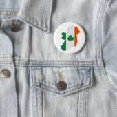 Ierse kaart ronde button 5,7 cm (In situ)