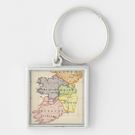 Ierse kaart sleutelhanger (Voorkant)