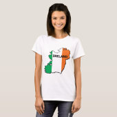Ierse kaart t-shirt (Voorkant volledig)