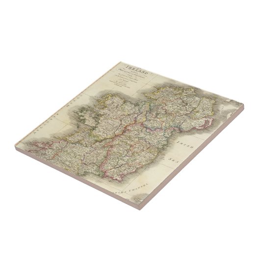 Ierse kaart tegeltje (Zijkant)