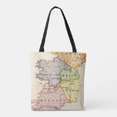 Ierse kaart tote bag (Achterkant)