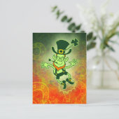 Ierse Kabouter die Voeten slaan Briefkaart (Staand voorkant)