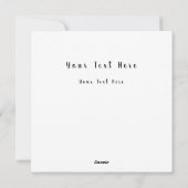 Ierse kabouter feestdagenkaart (Achterkant)