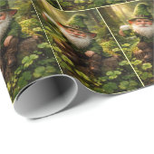 Ierse kabouter met groen bier cadeaupapier (Rol Hoek)