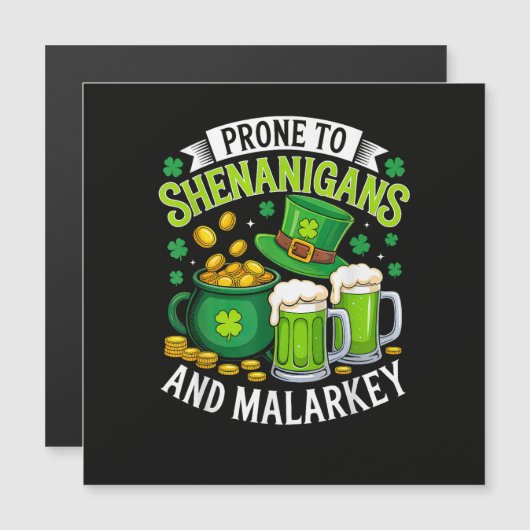 Ierse Kabouter St. Patrick Gevoelig voor Schelmens (Voorkant / Achterkant)