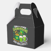 Ierse Kabouter St. Patrick Gevoelig voor Streken Bedankdoosjes (Achterkant)