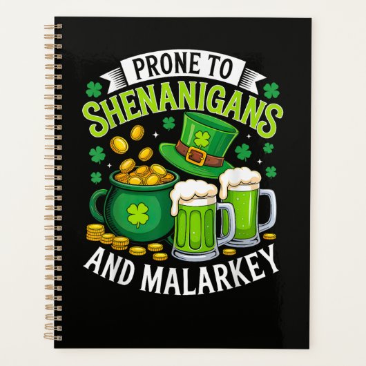 Ierse Kabouter St. Patrick Gevoelig voor Streken Planner (Voorkant)