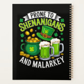 Ierse Kabouter St. Patrick Gevoelig voor Streken Planner (Achterkant)