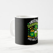 Ierse Kabouter St. Patrick Vatbaar voor Streken  Koffiemok (Voorkant links)