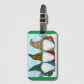 Ierse kabouters bagagelabel (Voorkant (verticaal))