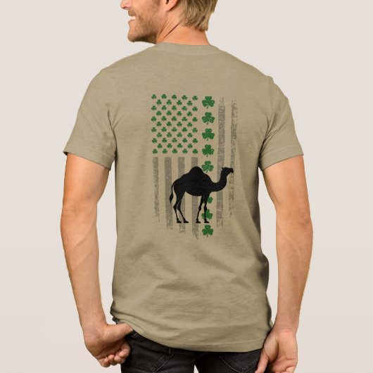 Ierse Kameel Tri-Blend Shirt (Achterkant)
