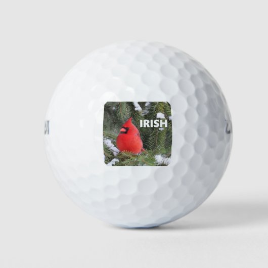Ierse kardinaal golfballen (Voorkant)