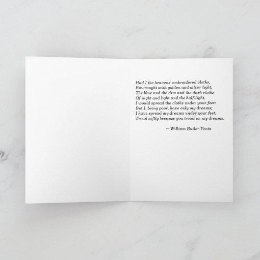 Ierse kat droomt van St. Patrick's Day Kaart (Binnen)