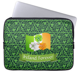 Ierse Keltische Klaver  Laptop Sleeve