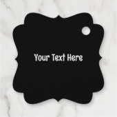 Ierse Keltische Knots Verstrengelde Lussen op Goud Bedankjes Labels (Achterkant)