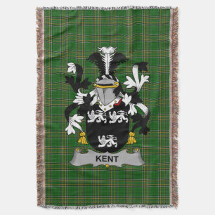 Ierse Kent Wapen van Familie Crest Ierland Deken