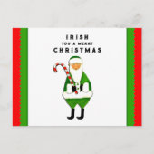 Ierse kerst groeten feestdagenkaart (Voorkant)