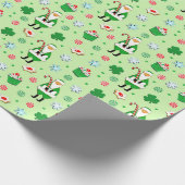 Ierse Kerst Inpakpapier (Hoek)