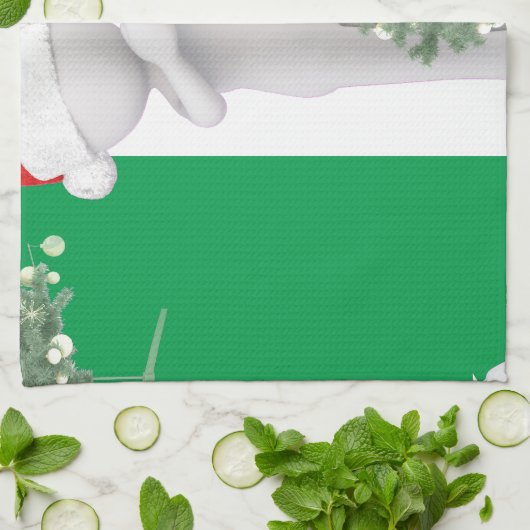 ierse kerst theedoek (Gevouwen)