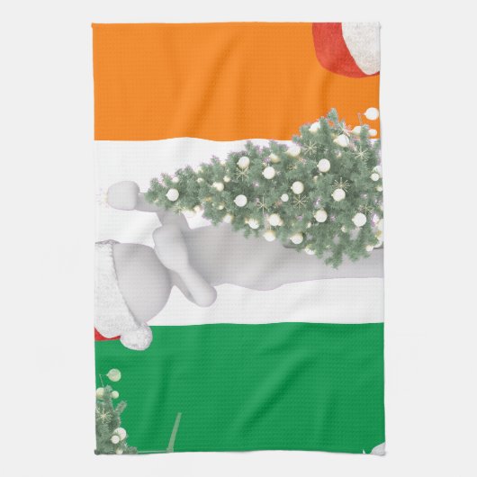 ierse kerst theedoek (Verticaal)