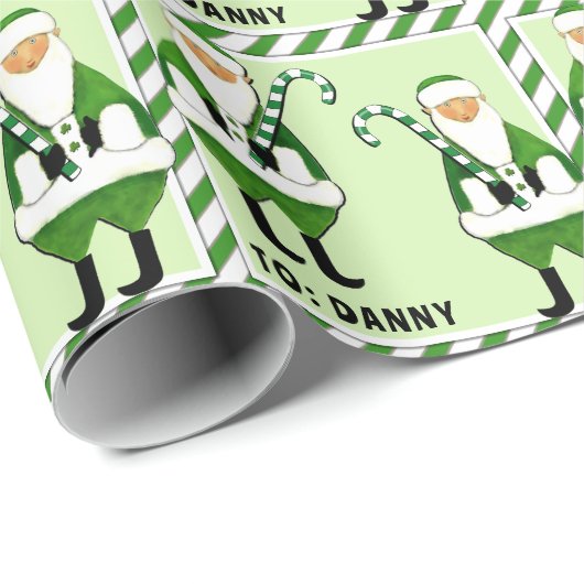 Ierse kerstcadeau-verpakkings papier (Rol Hoek)