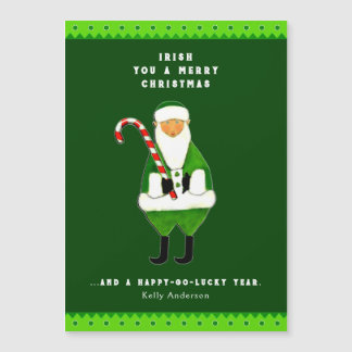 Ierse kerstcadeaukaart voor kerstcadeautjes