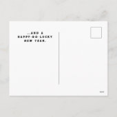 Ierse kerstcadeaukaart voor kerstcadeautjes feestdagenkaart (Achterkant)