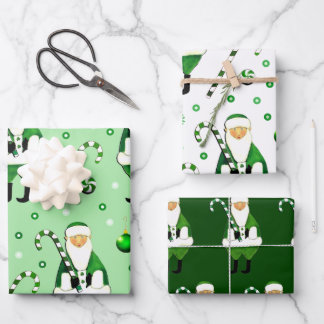 Ierse kerstcadeauverpakkingsvellen inpakpapier vel