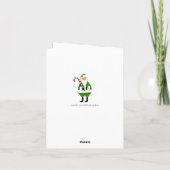 Ierse kerstfeestkaarten feestdagen kaart (Achterkant)