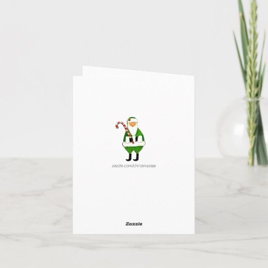 Ierse kerstfeestkaarten feestdagen kaart (Achterkant)