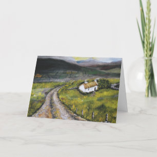 Ierse kerstKaart, 5 x 7 inch gevouwen Kaart