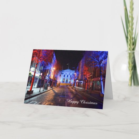 Ierse kerstkaart kaart (Voorkant)