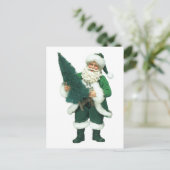 Ierse kerstman feestdagenkaart (Staand voorkant)